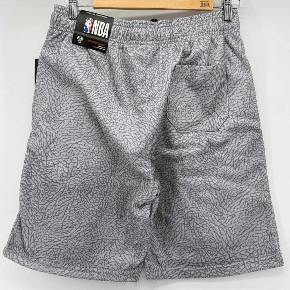 NBA Basketball Power Drive Shorts Mens Size Medium Gray Athleisure Athletic Gym - Picture 13 of 16